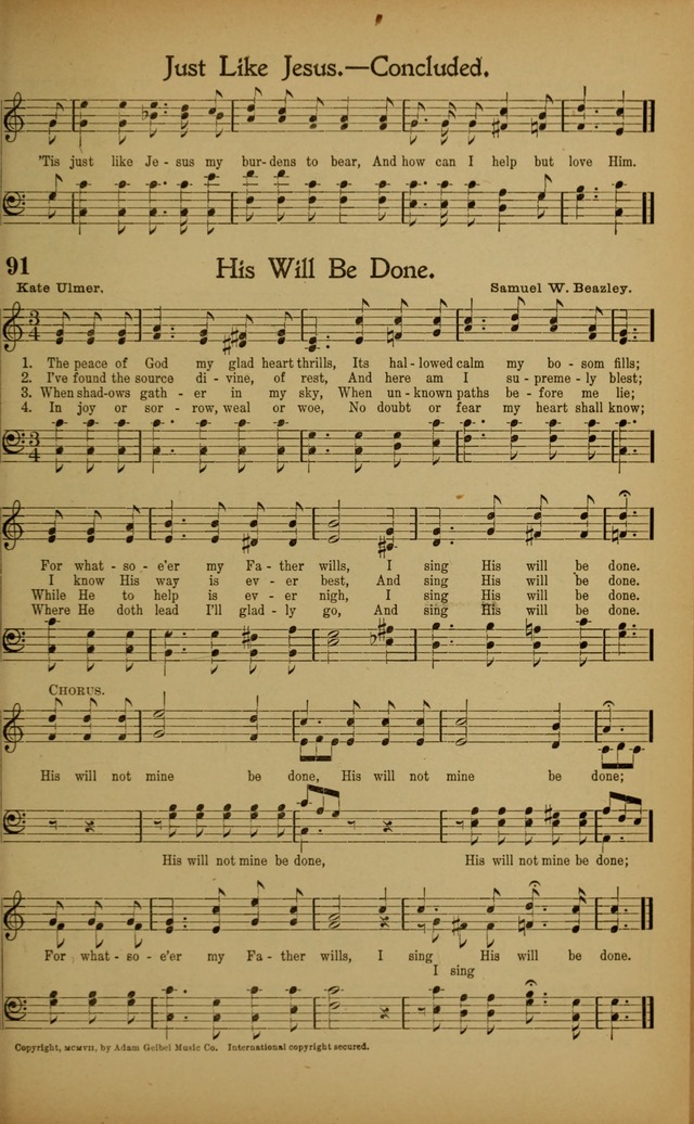 Hymns We Love, for Sunday Schools and All Devotional Meetings page 91
