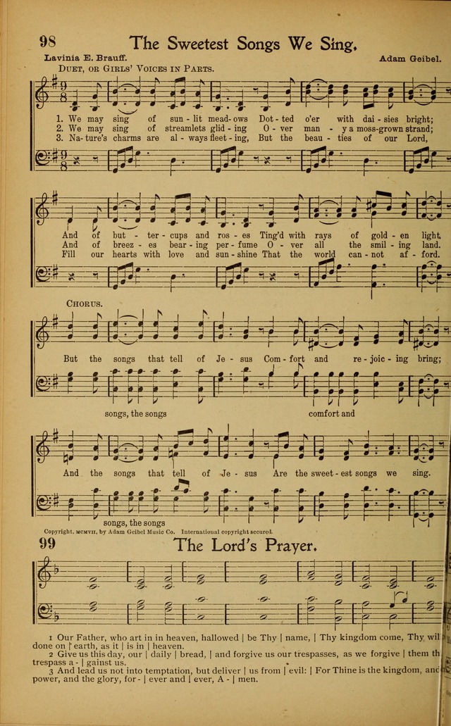 Hymns We Love, for Sunday Schools and All Devotional Meetings page 98
