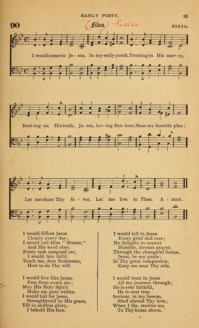 Hymnal with Music for Children page 100