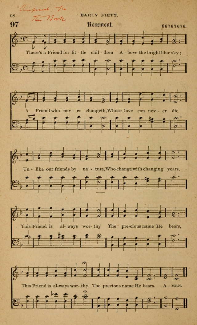 Hymnal with Music for Children page 107