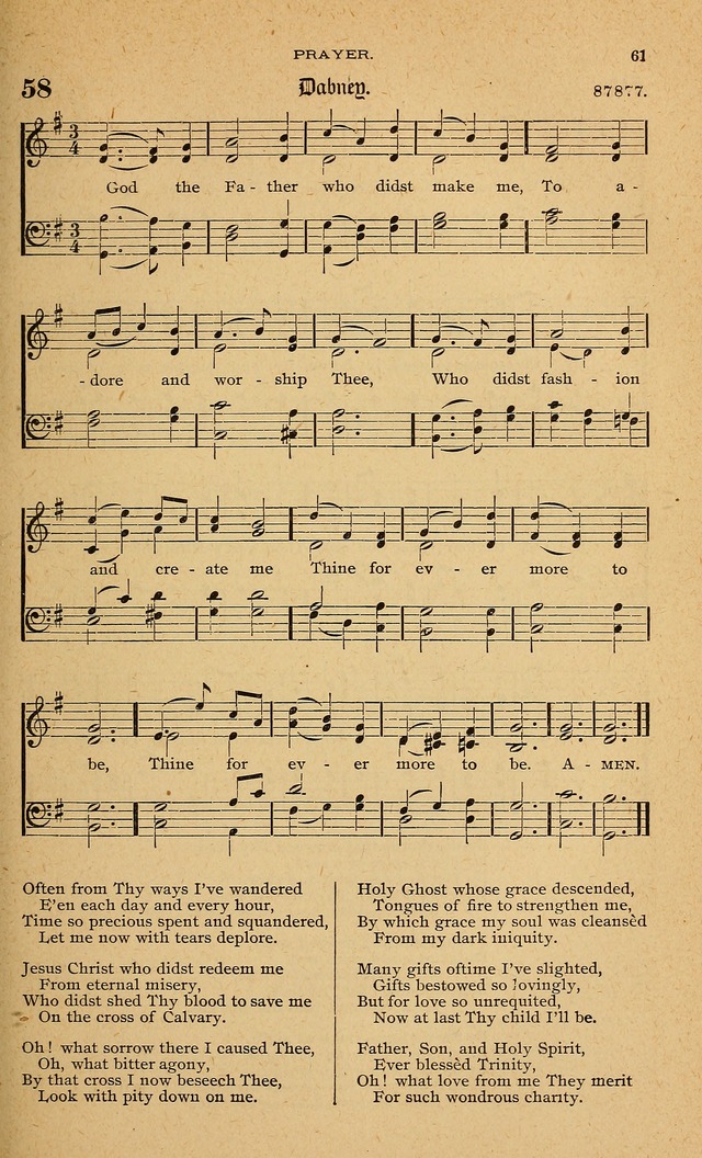 Hymnal with Music for Children page 70