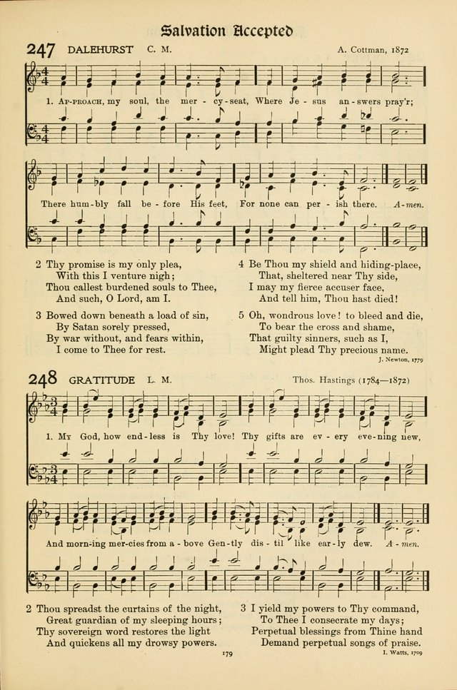 Hymns of Worship and Service (15th ed.) page 179