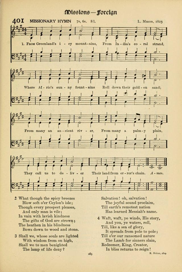Hymns of Worship and Service (15th ed.) page 285