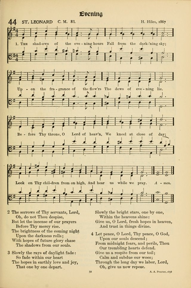 Hymns of Worship and Service (15th ed.) page 31