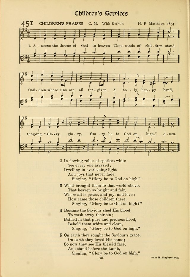 Hymns of Worship and Service (15th ed.) page 328