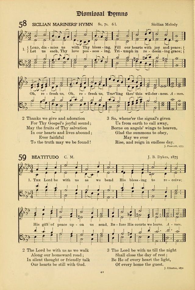 Hymns of Worship and Service (15th ed.) page 42