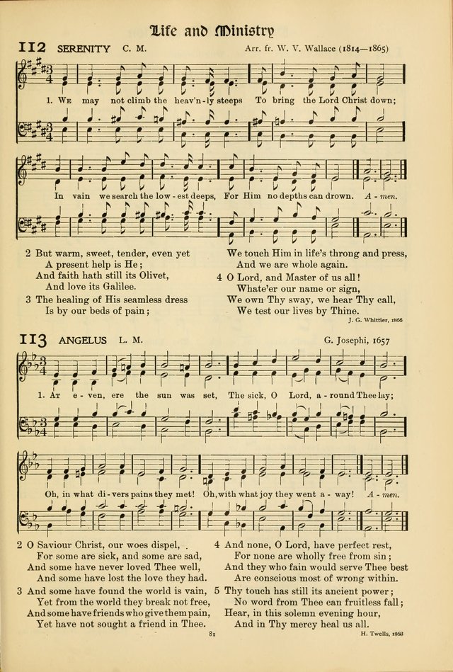 Hymns of Worship and Service (15th ed.) page 81