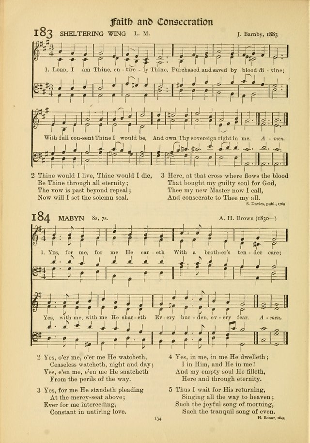 Hymns of Worship and Service. (Chapel ed.) page 134