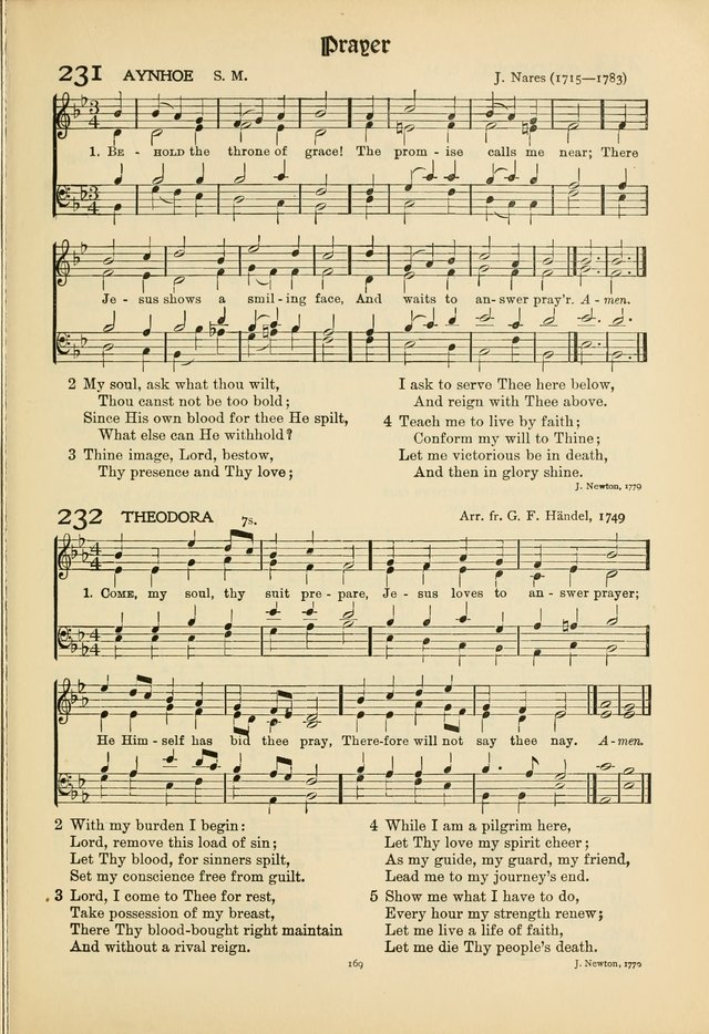 Hymns of Worship and Service. (Chapel ed.) page 169