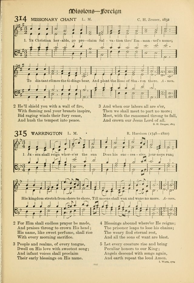 Hymns of Worship and Service. (Chapel ed.) page 225