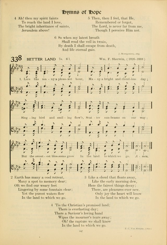 Hymns of Worship and Service. (Chapel ed.) page 247