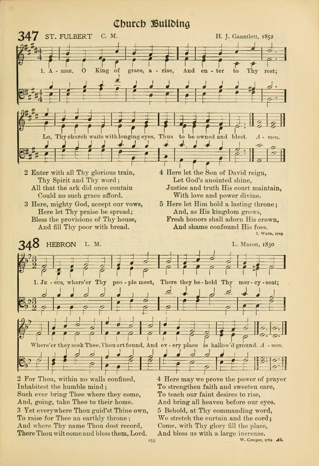 Hymns of Worship and Service. (Chapel ed.) page 253