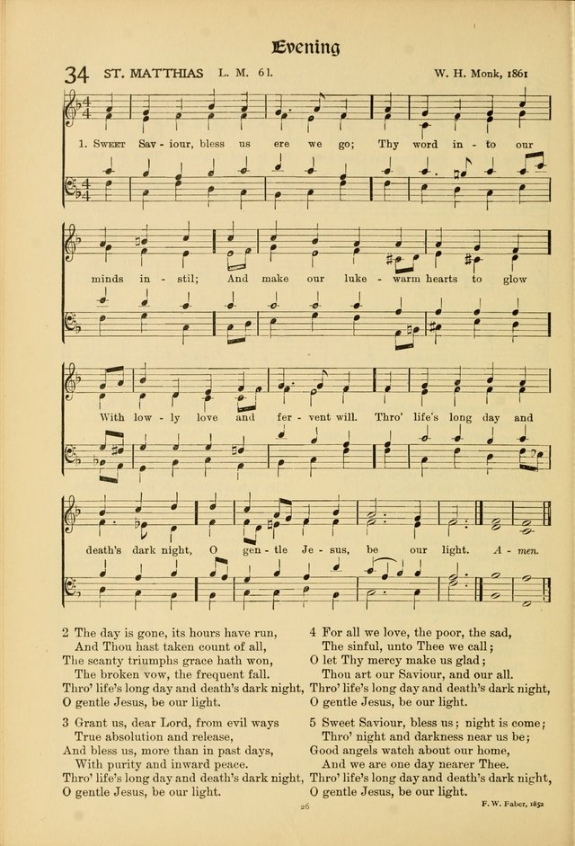 Hymns of Worship and Service. (Chapel ed.) page 26