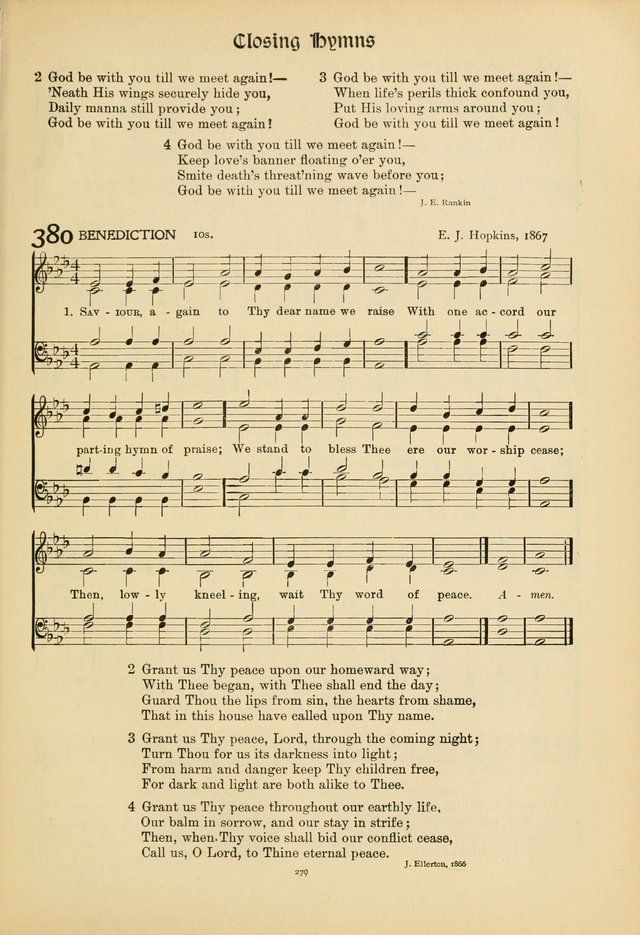 Hymns of Worship and Service. (Chapel ed.) page 279