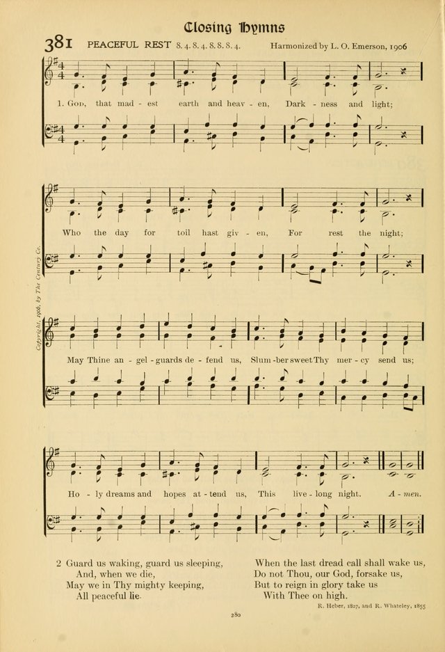 Hymns of Worship and Service. (Chapel ed.) page 280
