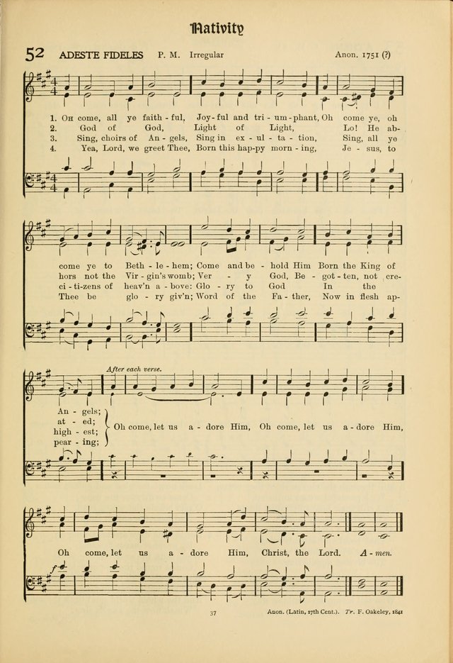 Hymns of Worship and Service. (Chapel ed.) page 37