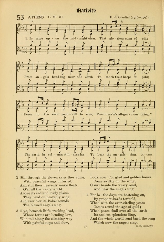 Hymns of Worship and Service. (Chapel ed.) page 38