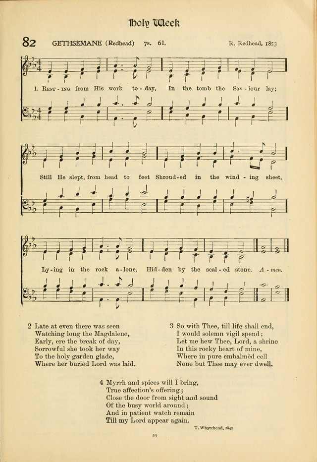 Hymns of Worship and Service. (Chapel ed.) page 59