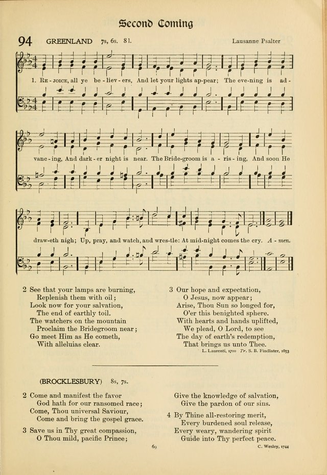 Hymns of Worship and Service. (Chapel ed.) page 69