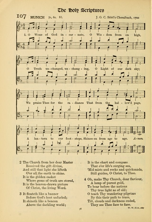 Hymns of Worship and Service. (Chapel ed.) page 78