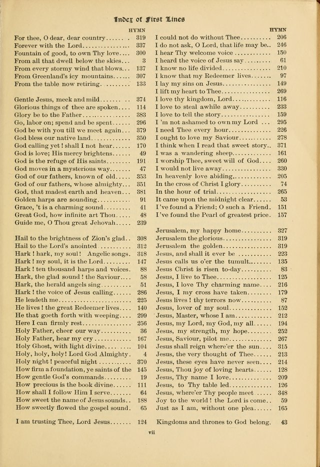 Hymns of Worship and Service. (Chapel ed.) page xi