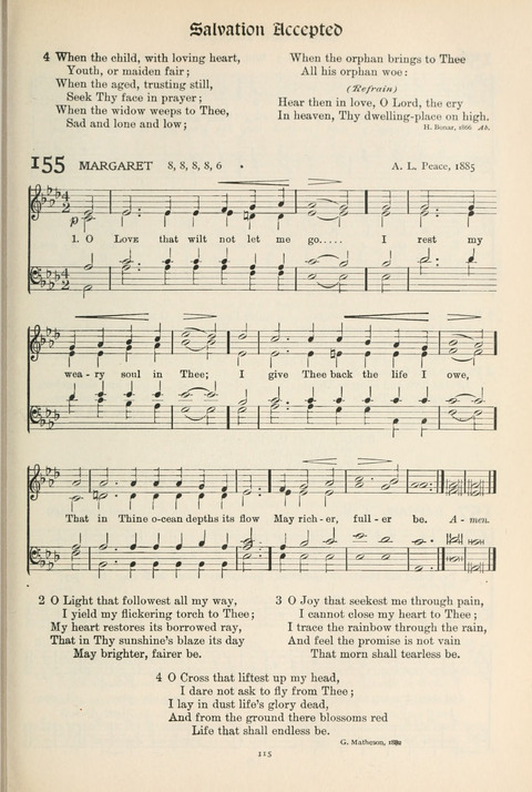 Hymns of Worship and Service: College Edition page 115