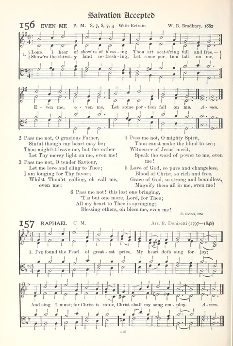 Hymns of Worship and Service: College Edition page 116