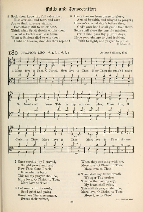 Hymns of Worship and Service: College Edition page 135