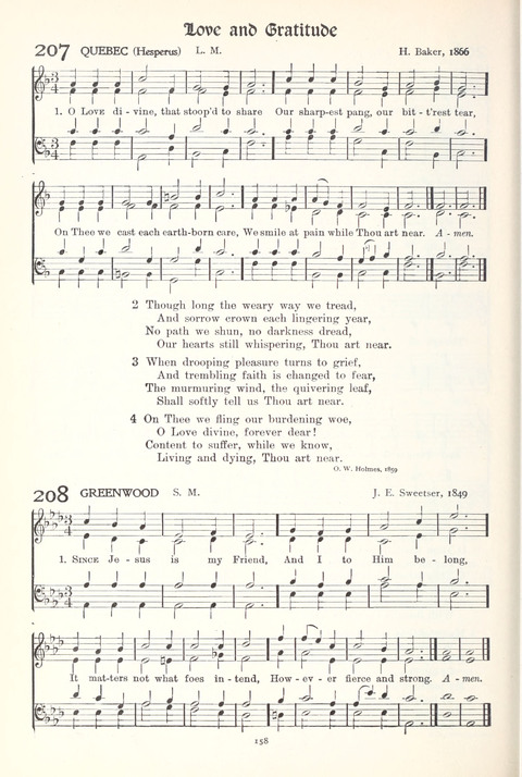 Hymns of Worship and Service: College Edition page 158