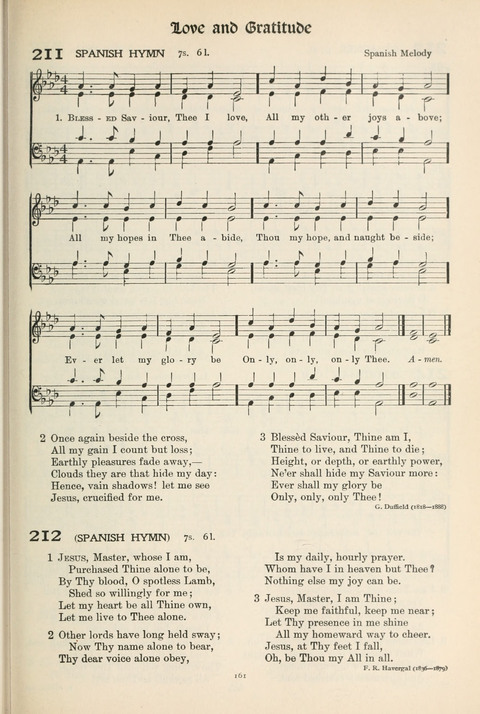 Hymns of Worship and Service: College Edition page 161