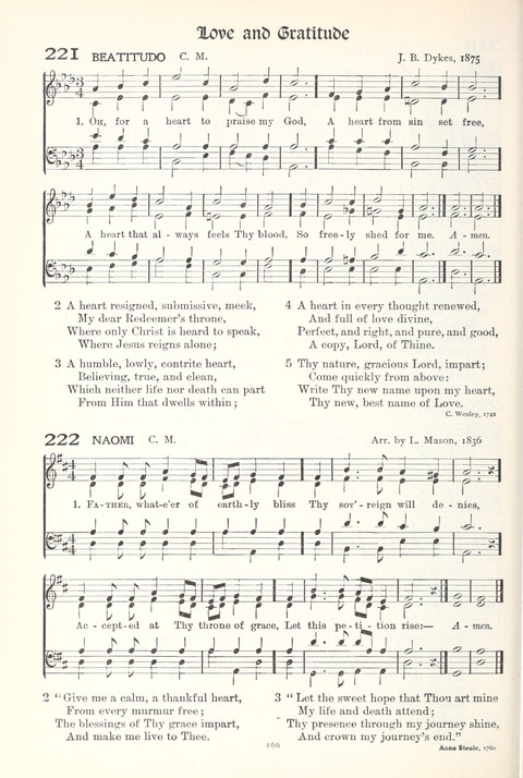 Hymns of Worship and Service: College Edition page 166