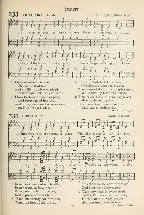 Hymns of Worship and Service: College Edition page 173