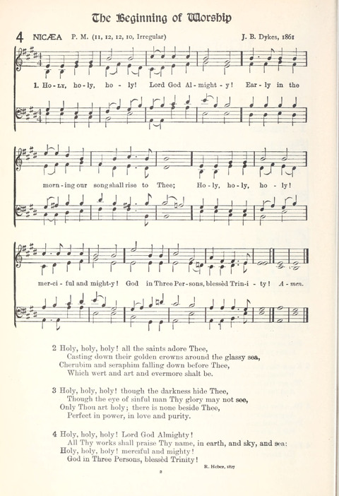 Hymns of Worship and Service: College Edition page 2