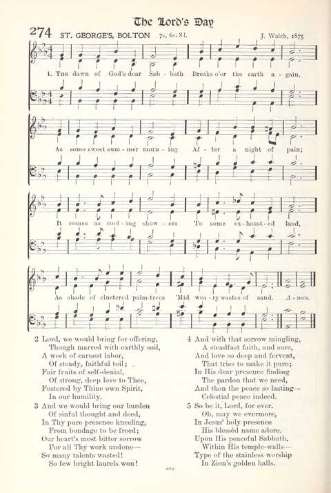 Hymns of Worship and Service: College Edition page 202