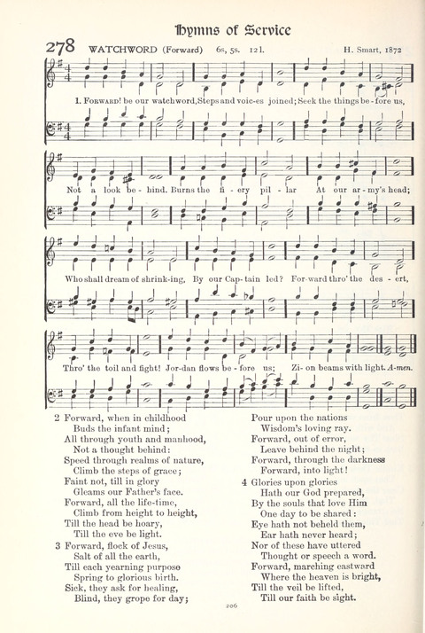 Hymns of Worship and Service: College Edition page 206