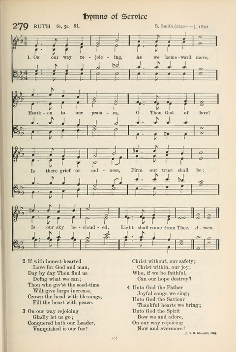 Hymns of Worship and Service: College Edition page 207