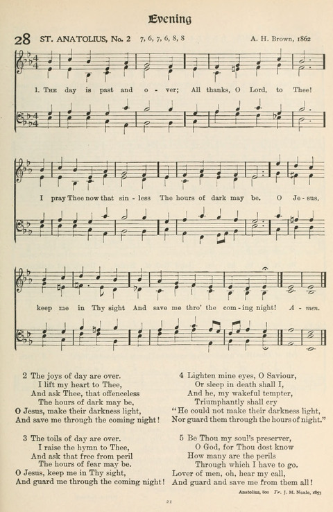 Hymns of Worship and Service: College Edition page 21