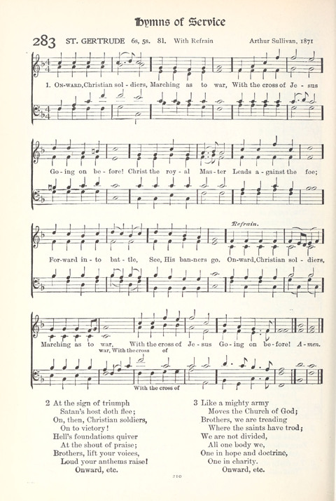Hymns of Worship and Service: College Edition page 210