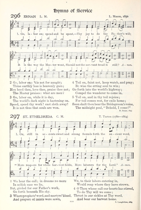 Hymns of Worship and Service: College Edition page 220