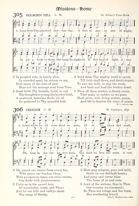 Hymns of Worship and Service: College Edition page 226