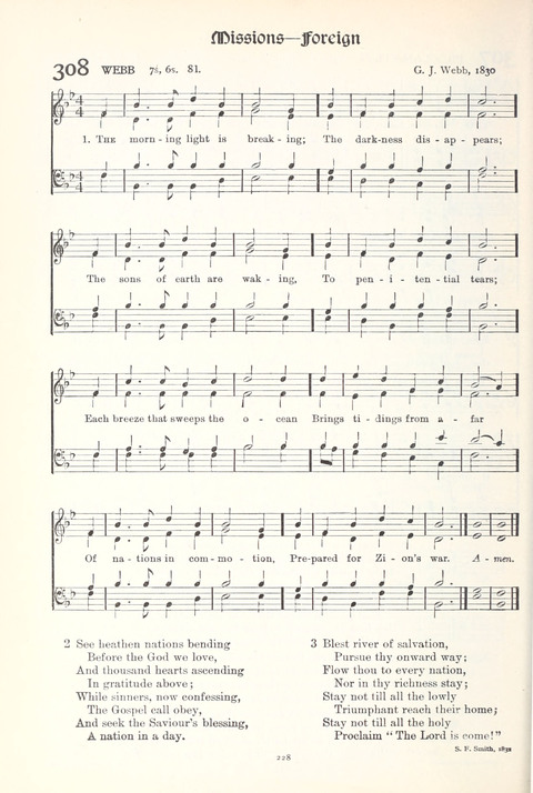 Hymns of Worship and Service: College Edition page 228