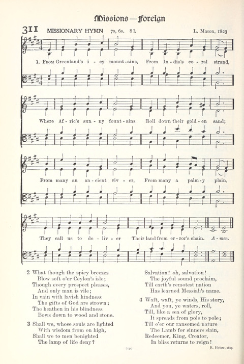 Hymns of Worship and Service: College Edition page 230