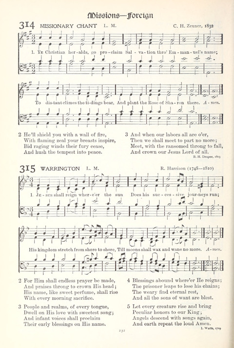 Hymns of Worship and Service: College Edition page 232