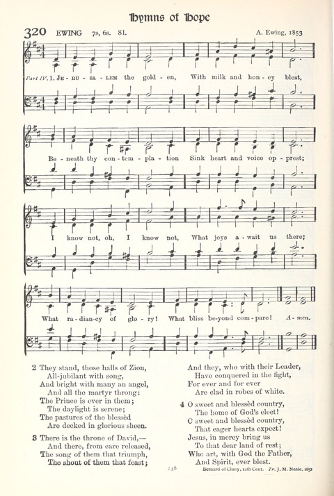 Hymns of Worship and Service: College Edition page 238