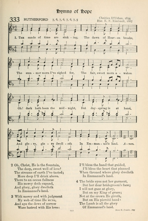 Hymns of Worship and Service: College Edition page 251