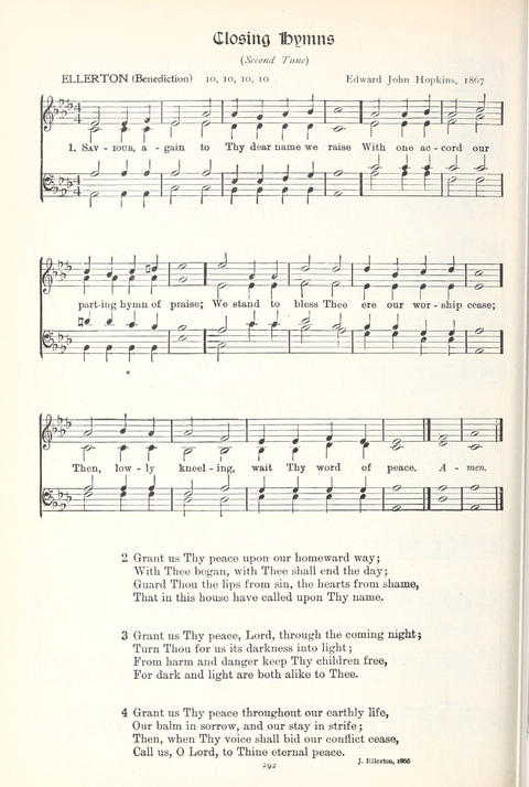 Hymns of Worship and Service: College Edition page 292