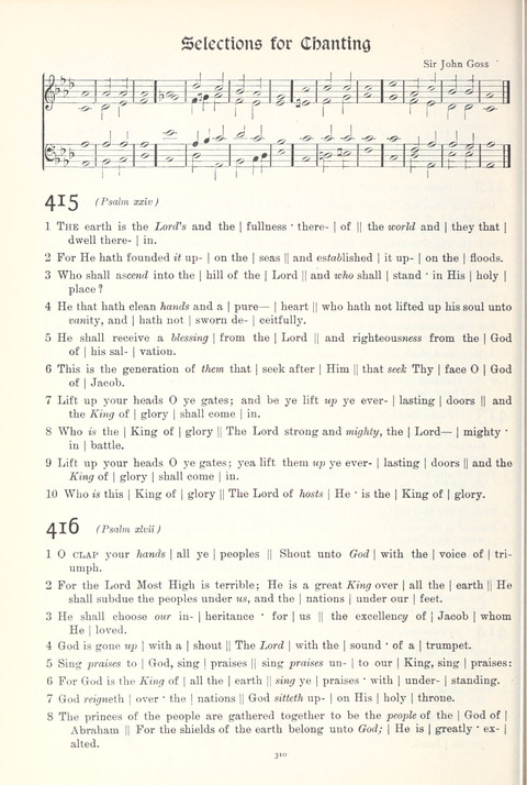 Hymns of Worship and Service: College Edition page 310