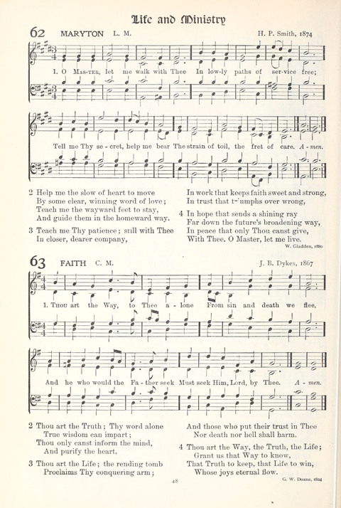 Hymns of Worship and Service: College Edition page 48