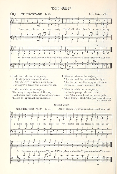 Hymns of Worship and Service: College Edition page 52
