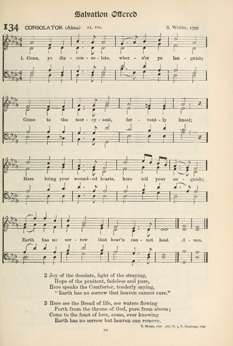 Hymns of Worship and Service: College Edition page 99